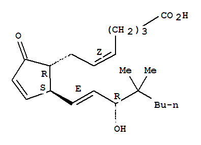 (5Z,13e,15r)-15-hydroxy-16,16-dimethyl-9-oxoprosta-5,10,13-trien-1-oic acidStructure,41691-92-3Structure (5Z,13e,15r)-15-hydroxy-16,16-dimethyl-9-oxoprosta-5,10,13-trien-1-oic acid Structure,41691-92-3Structure