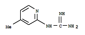 (9ci)-(4-甲基-2-吡啶)-胍結構式_425376-97-2結構式