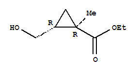 2-(羥基甲基)-1-甲基-環(huán)丙烷羧酸乙酯結構式_439913-09-4結構式