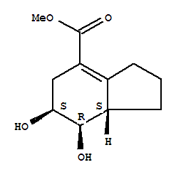 1H-indene-4-carboxylic acid, 2,3,5,6,7,7a-hexahydro-6,7-dihydroxy-, methyl ester, (6r,7s,7ar)-rel- (9ci)Structure,452976-62-4Structure 1H-indene-4-carboxylic acid, 2,3,5,6,7,7a-hexahydro-6,7-dihydroxy-, methyl ester, (6r,7s,7ar)-rel- (9ci) Structure,452976-62-4Structure