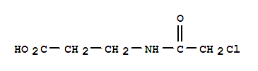 N-(2-氯乙酰基)-beta-丙氨酸結(jié)構(gòu)式_4596-38-7結(jié)構(gòu)式