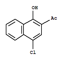 1-(4-氯-1-羥基-2-萘)-乙酮結(jié)構(gòu)式_530740-47-7結(jié)構(gòu)式