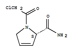 1H-pyrrole-2-carboxamide, 1-(chloroacetyl)-2,5-dihydro-, (2s)-(9ci) Structure,637018-79-2Structure
