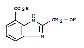 1H-benzimidazole-4-carboxylicacid,2-(hydroxymethyl)-(9ci) Structure,64183-70-6Structure
