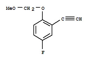 Benzene, 2-ethynyl-4-fluoro-1-(methoxymethoxy)-(9ci) Structure,694490-79-4Structure