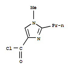 1H-imidazole-4-carbonyl chloride, 1-methyl-2-propyl- (9ci)Structure,700345-96-6Structure 1H-imidazole-4-carbonyl chloride, 1-methyl-2-propyl- (9ci) Structure,700345-96-6Structure