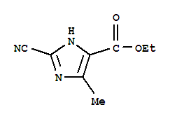 1H-imidazole-4-carboxylic acid, 2-cyano-5-methyl-, ethyl ester (9ci)Structure,701292-96-8Structure 1H-imidazole-4-carboxylic acid, 2-cyano-5-methyl-, ethyl ester (9ci) Structure,701292-96-8Structure