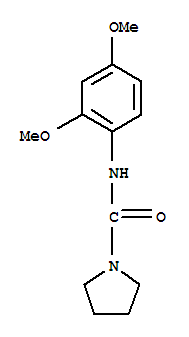 1-Pyrrolidinecarboxamide,n-(2,4-dimethoxyphenyl)-(9ci) Structure,701952-06-9Structure