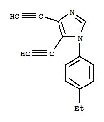 1H-imidazole,1-(4-ethylphenyl)-4,5-diethynyl-(9ci)Structure,706785-18-4Structure 1H-imidazole,1-(4-ethylphenyl)-4,5-diethynyl-(9ci) Structure,706785-18-4Structure