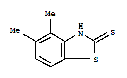 2(3H)-benzothiazolethione,4,5-dimethyl-(9ci)Structure,71216-19-8Structure 2(3H)-benzothiazolethione,4,5-dimethyl-(9ci) Structure,71216-19-8Structure