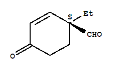 (1s)-(9ci)-1-乙基-4-氧代-2-環(huán)己烯-1-羧醛結(jié)構(gòu)式_712323-92-7結(jié)構(gòu)式