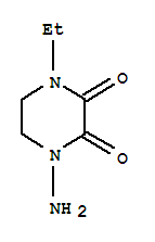2,3-Piperazinedione,1-amino-4-ethyl-(9ci) Structure,71999-56-9Structure