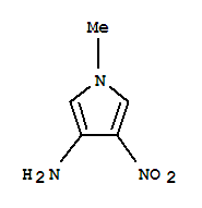 1H-pyrrol-3-amine,1-methyl-4-nitro-(9ci) Structure,72083-66-0Structure