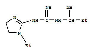 Guanidine, n-(1-ethyl-4,5-dihydro-1h-imidazol-2-yl)-n-(1-methylpropyl)-(9ci)Structure,724412-98-0Structure Guanidine, n-(1-ethyl-4,5-dihydro-1h-imidazol-2-yl)-n-(1-methylpropyl)-(9ci) Structure,724412-98-0Structure