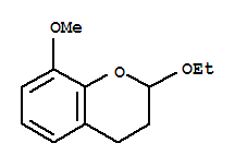 2H-1-benzopyran,2-ethoxy-3,4-dihydro-8-methoxy-(9ci)Structure,725258-32-2Structure 2H-1-benzopyran,2-ethoxy-3,4-dihydro-8-methoxy-(9ci) Structure,725258-32-2Structure