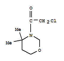 2H-1,3-oxazine, 3-(chloroacetyl)tetrahydro-4,4-dimethyl-(9ci)Structure,73512-51-3Structure 2H-1,3-oxazine, 3-(chloroacetyl)tetrahydro-4,4-dimethyl-(9ci) Structure,73512-51-3Structure