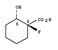 反式-(9ci)-1-氟-2-羥基-環(huán)己烷羧酸結(jié)構(gòu)式_736906-86-8結(jié)構(gòu)式