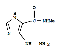 1H-imidazole-4-carboxamide,5-hydrazino-n-methyl-(9ci) Structure,741206-64-4Structure