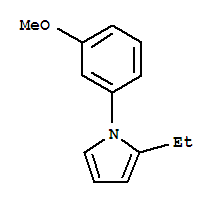 1H-pyrrole,2-ethyl-1-(3-methoxyphenyl)-(9ci) Structure,741717-53-3Structure