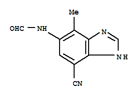 Formamide, n-(7-cyano-4-methyl-1h-benzimidazol-5-yl)-(9ci)Structure,745048-52-6Structure Formamide, n-(7-cyano-4-methyl-1h-benzimidazol-5-yl)-(9ci) Structure,745048-52-6Structure