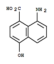 1-Naphthalenecarboxylicacid,8-amino-4-hydroxy-(9ci) Structure,748131-07-9Structure