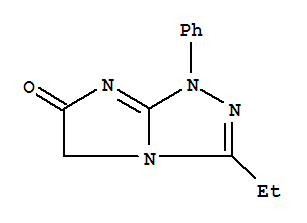 1H-imidazo[2,1-c]-1,2,4-triazol-6(5h)-one,3-ethyl-1-phenyl-(9ci) Structure,749874-32-6Structure