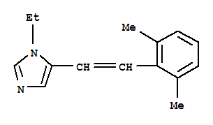 1H-imidazole,5-[2-(2,6-dimethylphenyl)ethenyl]-1-ethyl-(9ci) Structure,753403-92-8Structure