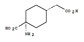 順式-(9ci)-4-氨基-4-羧基-環(huán)己烷乙酸結構式_753426-79-8結構式