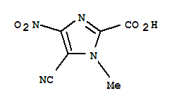 1H-imidazole-2-carboxylicacid,5-cyano-1-methyl-4-nitro-(9ci)Structure,754917-50-5Structure 1H-imidazole-2-carboxylicacid,5-cyano-1-methyl-4-nitro-(9ci) Structure,754917-50-5Structure