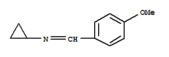 (9ci)-n-[(4-甲氧基苯基)亞甲基]-環(huán)丙胺結構式_756845-65-5結構式