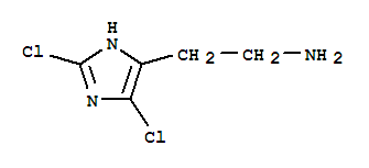 1H-imidazole-4-ethanamine, 2,5-dichloro- Structure,759440-92-1Structure