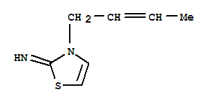 2(3H)-thiazolimine,3-(2-butenyl)-(9ci)Structure,760146-54-1Structure 2(3H)-thiazolimine,3-(2-butenyl)-(9ci) Structure,760146-54-1Structure