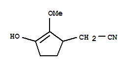 (9ci)-3-羥基-2-甲氧基-2-環(huán)戊烯-1-乙腈結(jié)構(gòu)式_760160-20-1結(jié)構(gòu)式