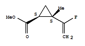 2-(1-氟乙烯)-2-甲基-環(huán)丙烷羧酸甲酯結構式_760179-40-6結構式