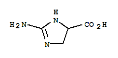 1H-imidazole-4-carboxylicacid,2-amino-4,5-dihydro-(9ci)Structure,76146-24-2Structure 1H-imidazole-4-carboxylicacid,2-amino-4,5-dihydro-(9ci) Structure,76146-24-2Structure