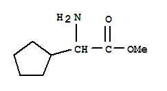 (9ci)-alpha-氨基-環(huán)戊烷乙酸甲酯結(jié)構(gòu)式_763078-53-1結(jié)構(gòu)式