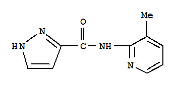 1H-pyrazole-3-carboxamide,n-(3-methyl-2-pyridinyl)-(9ci)Structure,763108-39-0Structure 1H-pyrazole-3-carboxamide,n-(3-methyl-2-pyridinyl)-(9ci) Structure,763108-39-0Structure