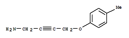 2-Butyn-1-amine,4-(4-methylphenoxy)-(9ci) Structure,764709-93-5Structure