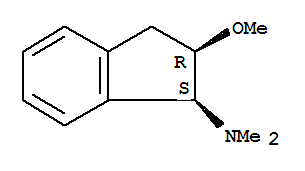 1H-inden-1-amine,2,3-dihydro-2-methoxy-n,n-dimethyl-,(1s,2r)-(9ci)Structure,767291-75-8Structure 1H-inden-1-amine,2,3-dihydro-2-methoxy-n,n-dimethyl-,(1s,2r)-(9ci) Structure,767291-75-8Structure