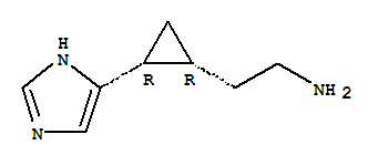 (1r,2r)-(9ci)-2-(1H-咪唑-4-基)-環(huán)丙烷乙胺結(jié)構(gòu)式_767626-16-4結(jié)構(gòu)式