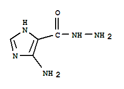 1H-imidazole-4-carboxylicacid,5-amino-,hydrazide(9ci) Structure,76808-69-0Structure