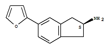 1H-inden-2-amine,5-(2-furanyl)-2,3-dihydro-,(2s)-(9ci) Structure,774222-66-1Structure