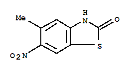 2(3H)-benzothiazolone,5-methyl-6-nitro-(9ci)Structure,77859-58-6Structure 2(3H)-benzothiazolone,5-methyl-6-nitro-(9ci) Structure,77859-58-6Structure