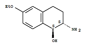 1-Naphthalenol,2-amino-6-ethoxy-1,2,3,4-tetrahydro-,trans-(9ci) Structure,779994-01-3Structure