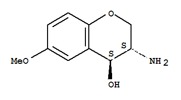 2H-1-benzopyran-4-ol,3-amino-3,4-dihydro-6-methoxy-,trans-(9ci)Structure,784081-53-4Structure 2H-1-benzopyran-4-ol,3-amino-3,4-dihydro-6-methoxy-,trans-(9ci) Structure,784081-53-4Structure