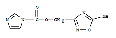 1H-imidazole-1-carboxylicacid,(5-methyl-1,2,4-oxadiazol-3-yl)methylester(9ci)Structure,784148-73-8Structure 1H-imidazole-1-carboxylicacid,(5-methyl-1,2,4-oxadiazol-3-yl)methylester(9ci) Structure,784148-73-8Structure