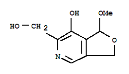 Furo[3,4-c]pyridine-6-methanol, 1,3-dihydro-7-hydroxy-1-methoxy-(9ci) Structure,785716-50-9Structure