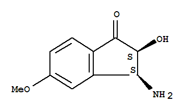 1H-inden-1-one,3-amino-2,3-dihydro-2-hydroxy-5-methoxy-,cis-(9ci) Structure,785749-29-3Structure