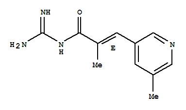 (2e)-(9ci)-n-(氨基亞氨基甲基)-2-甲基-3-(5-甲基-3-吡啶)-2-丙酰胺結(jié)構(gòu)式_785760-85-2結(jié)構(gòu)式