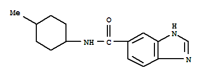 1H-benzimidazole-5-carboxamide,n-(4-methylcyclohexyl)-(9ci) Structure,785813-32-3Structure
